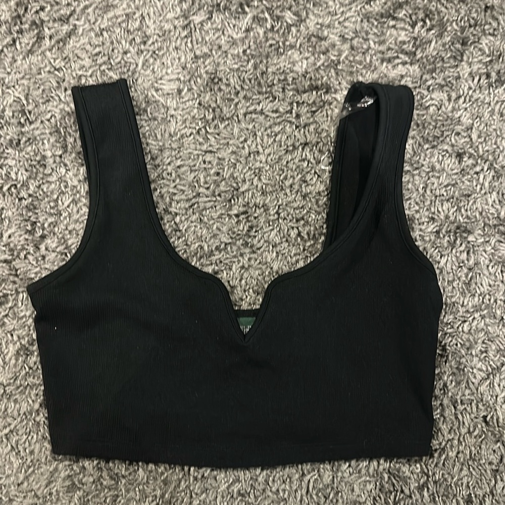 Womens wild fable crop top size small black